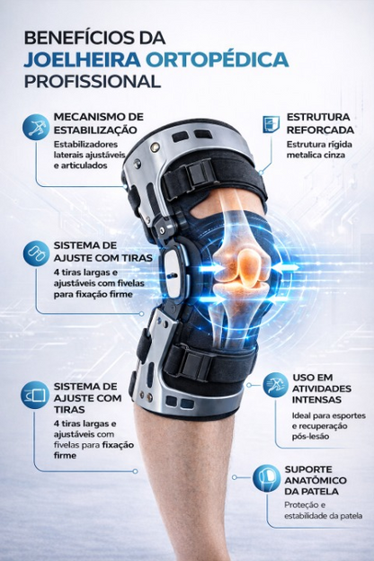 Joelheira StabiFlex™ [Linha Elite] - Mecanismo Avançado