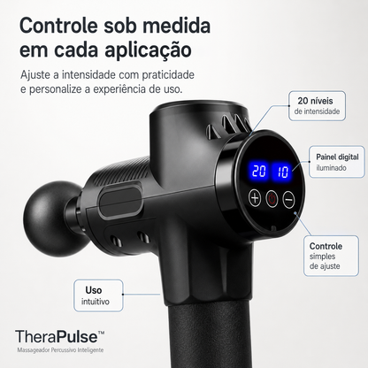 TheraPulse™ Massageador Percussivo Inteligente