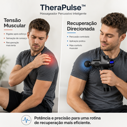 TheraPulse™ Massageador Percussivo Inteligente