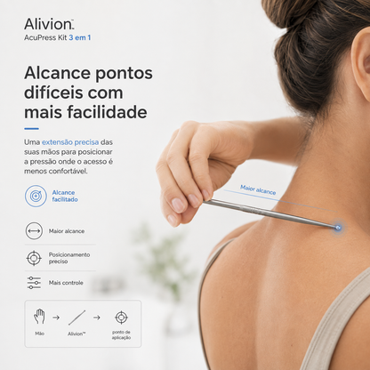 Alivion™ AcuPress Kit 3 em 1
