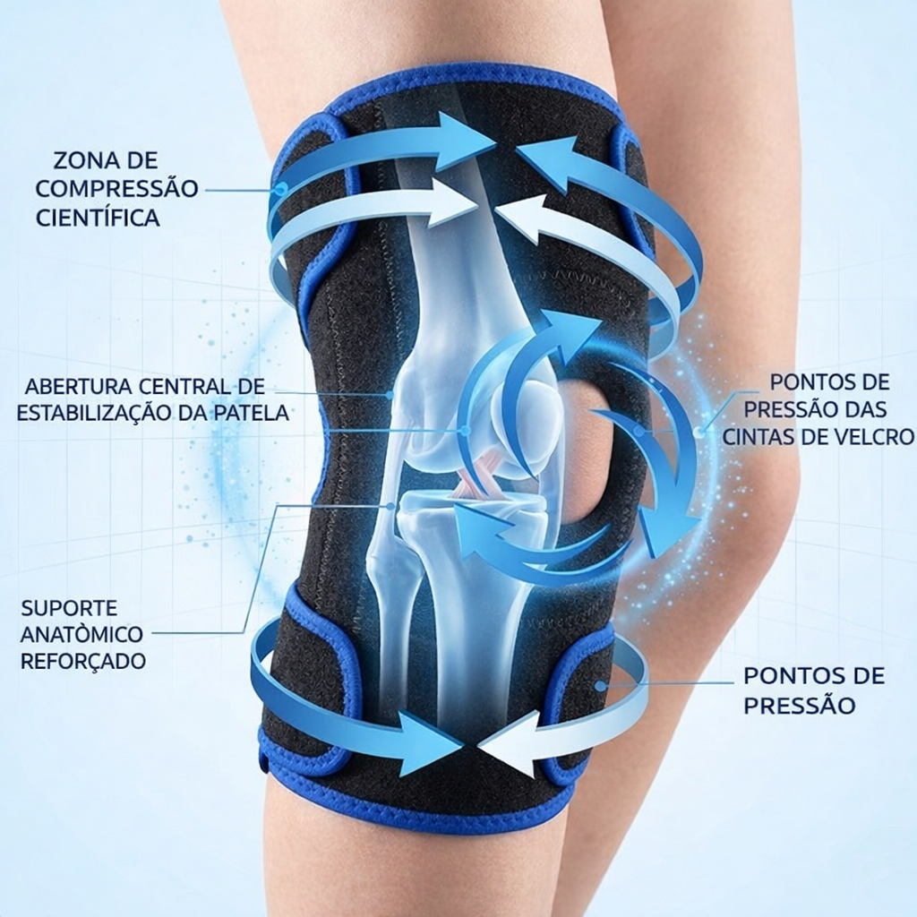 Joelheira StabiFlex™ [Linha Essencial] - Controla a dor